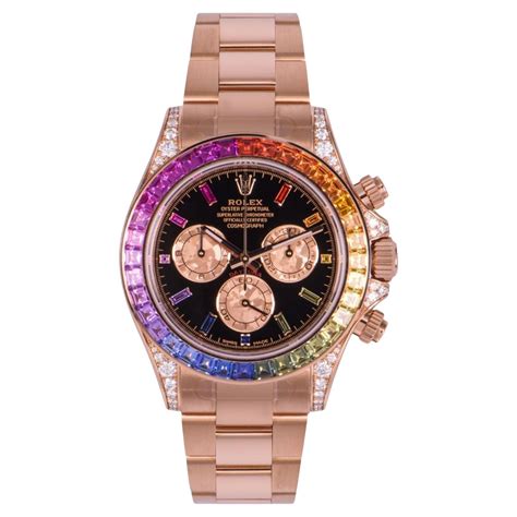 rolex rainbow watch price|rolex 116595rbow for sale.